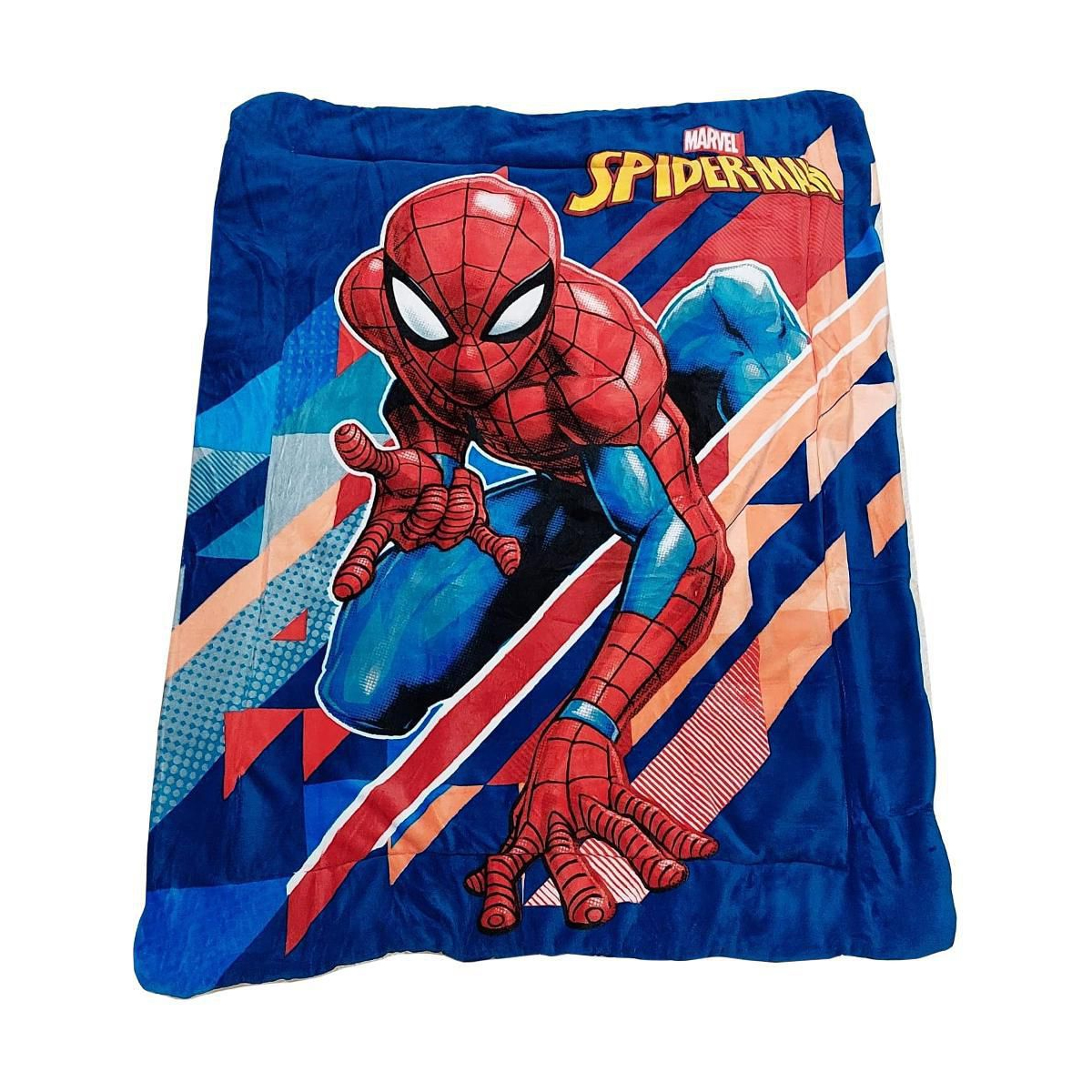 Cobija Infantil Ultrasuave Con Borrega Spiderman