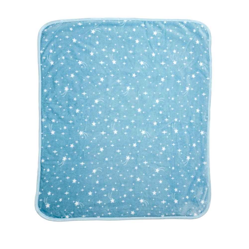Foto 3 pulgar | Cobertor Con Borrega Baby Bombón Baby Mink Bm187 Azul (100 X 80 Cm)
