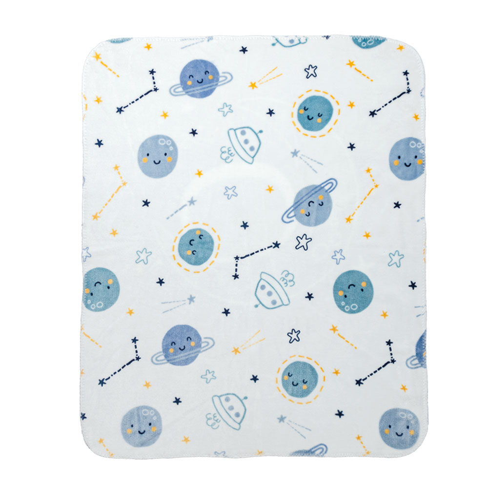 Foto 4 pulgar | Cobertor Doble Vista Baby Mink Bm33b Azul Galaxy (100x 80 Cm)