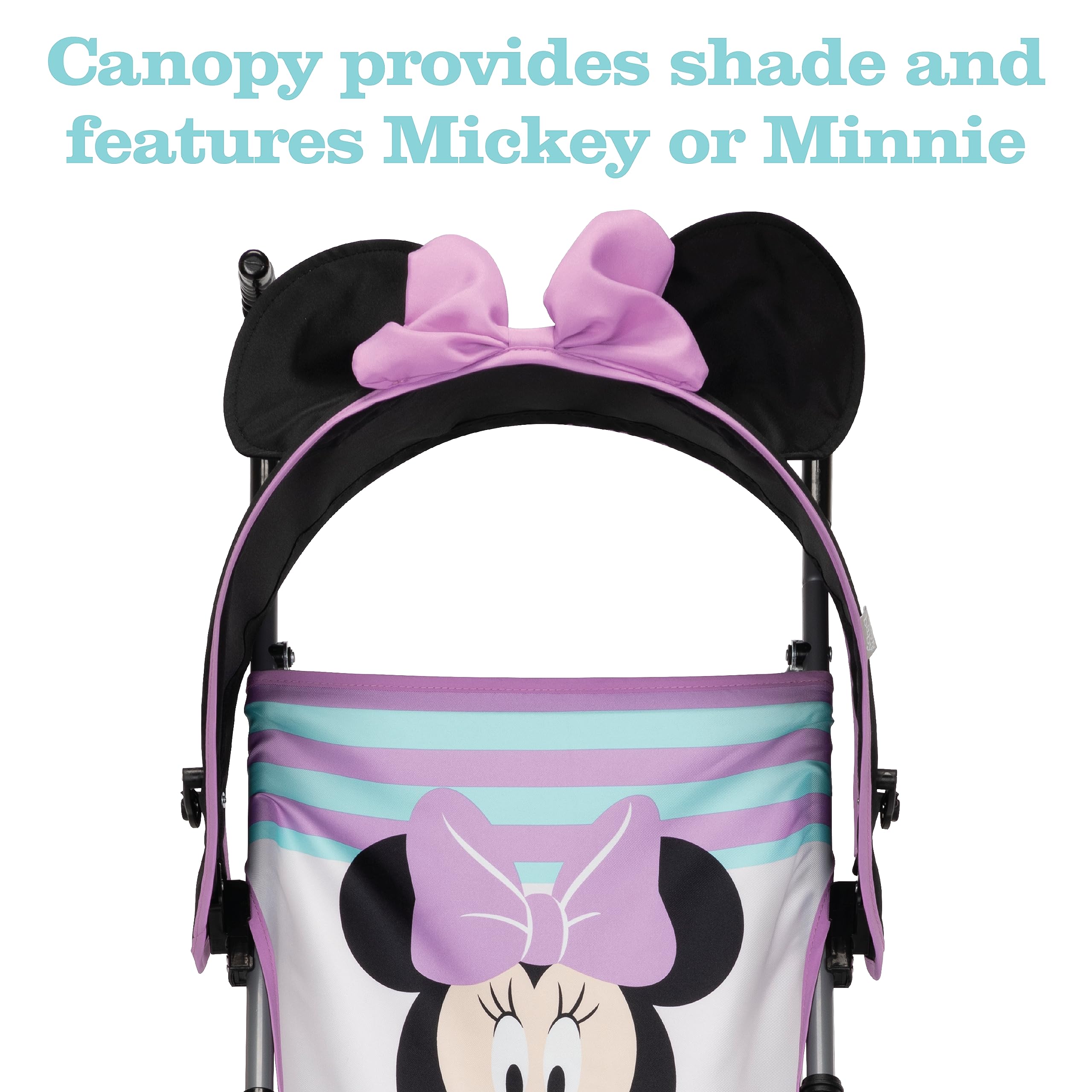 Foto 3 pulgar | Paraguas Para Cochecito Disney Baby Hide & Seek Con Toldo 3d Con Diseño De Mickey - Venta Internacional.