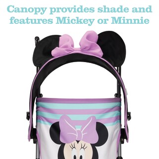 Foto 2 | Paraguas Para Cochecito Disney Baby Hide & Seek Con Toldo 3d Con Diseño De Mickey - Venta Internacional.