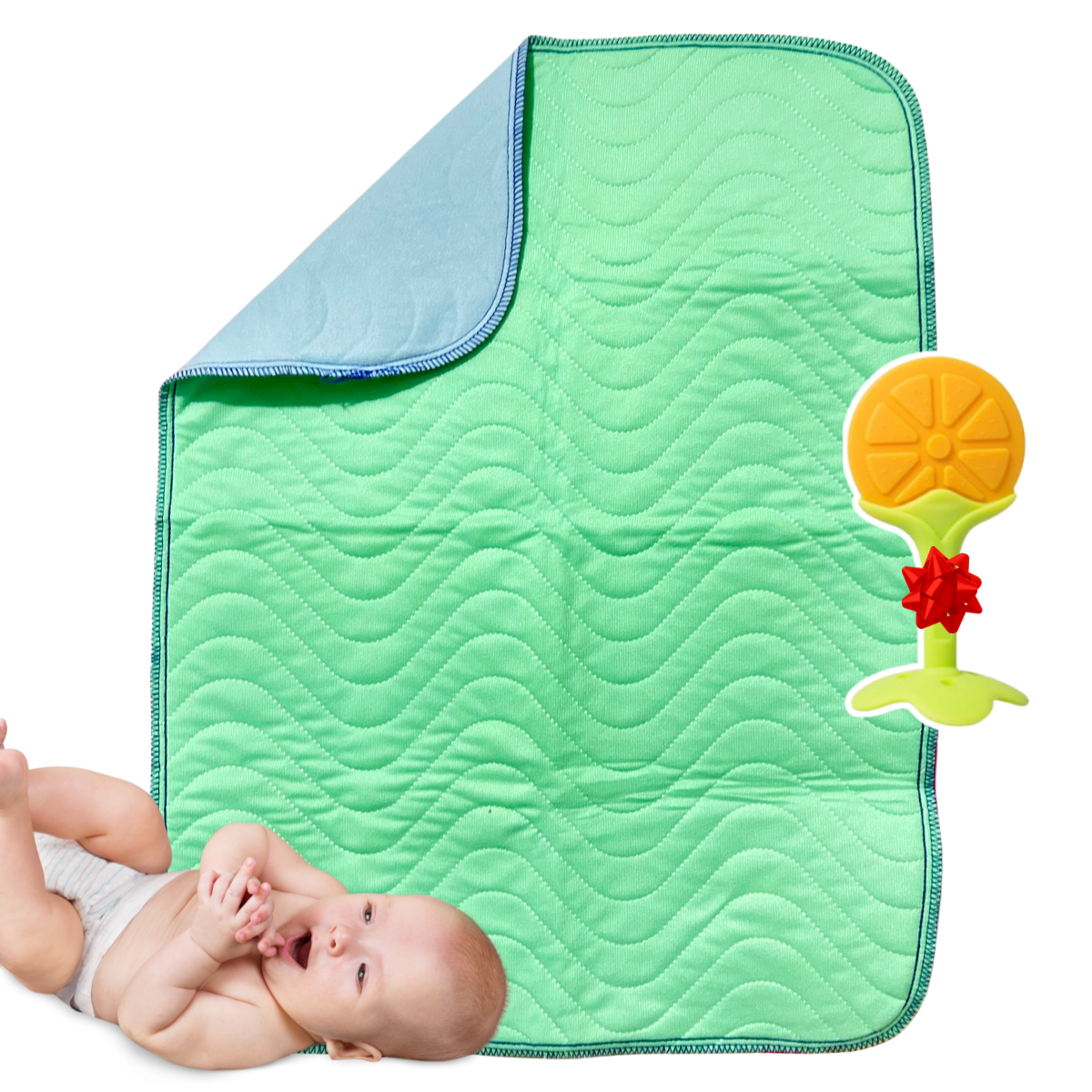Almohadilla Cama Incontinencia Urinaria Lavable Chica 45x60