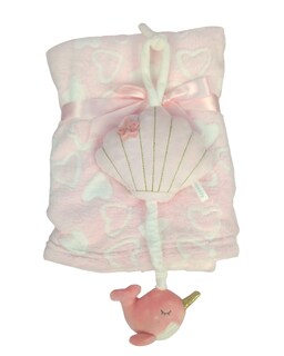 Foto 1 | Cobija de Estrellas Rosas Baby Room con Juguete Musical