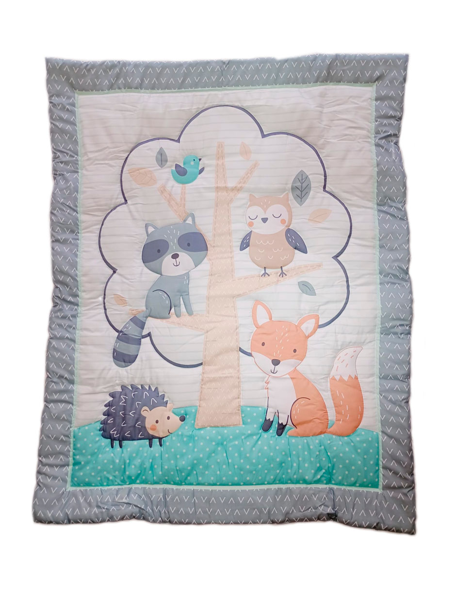 Foto 3 pulgar | Set De Cuna Bebé Cuddle Time Neutral Gris Cu229319hk