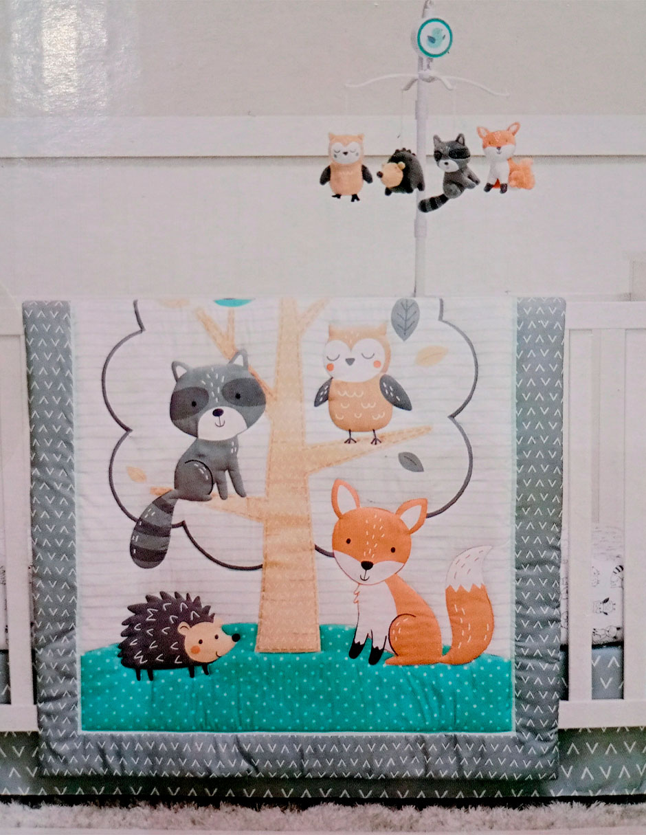 Foto 3 | Set De Cuna Bebé Cuddle Time Neutral Gris Cu229319hk