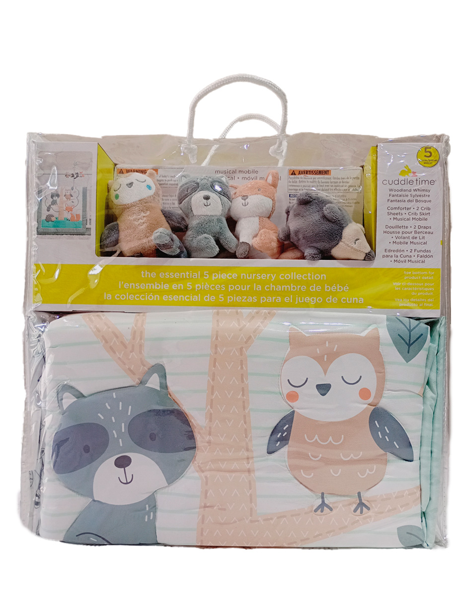 Foto 5 pulgar | Set De Cuna Bebé Cuddle Time Neutral Gris Cu229319hk