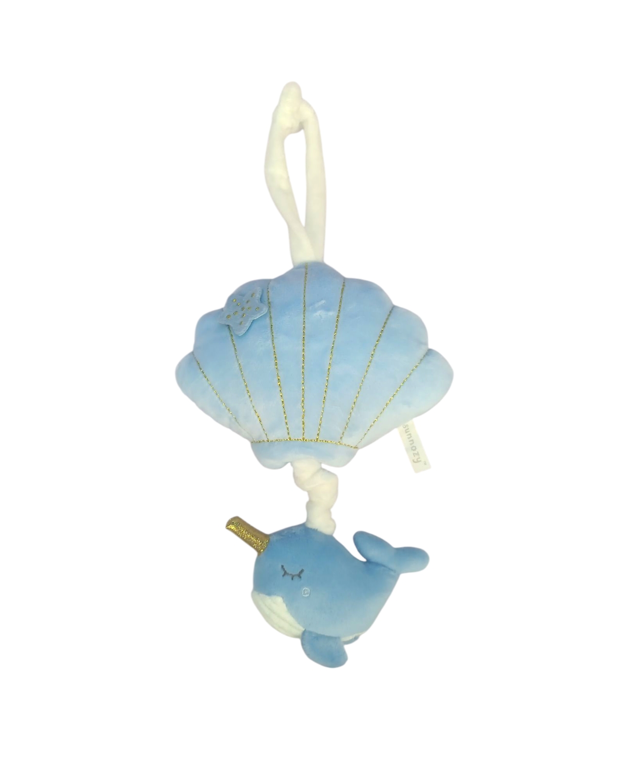 Foto 4 pulgar | Cobija de Estrellas Baby Room con Juguete Musical Azul