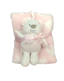 Foto 1 | Cobija de Osito Baby Room con Juguete Musical Rosa