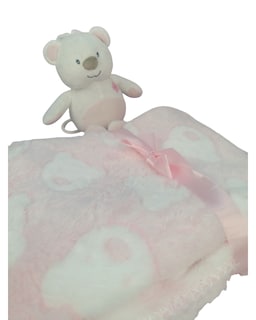 Foto 2 | Cobija de Osito Baby Room con Juguete Musical Rosa