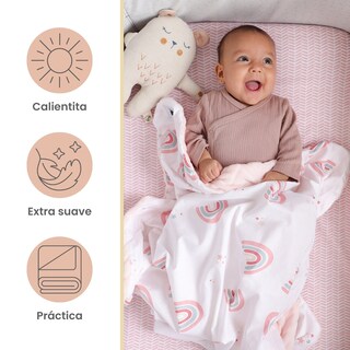 Foto 2 | Cobija Nap Arcoris Love Para Bebé Ideal Para Cuna