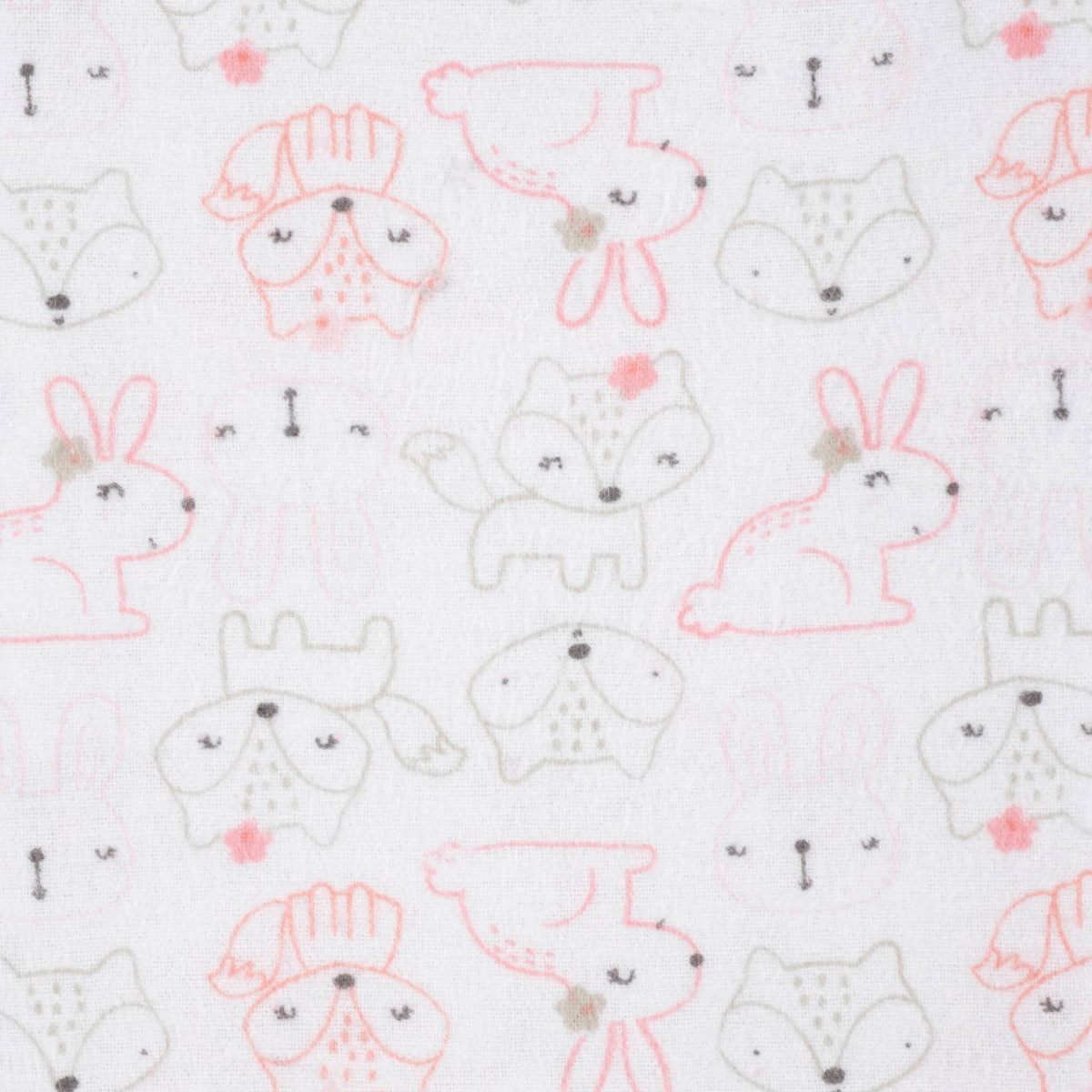Foto 5 | Mantas Gerber Algodón Blanco Rosa Set 5 Piezas Suaves Bebé