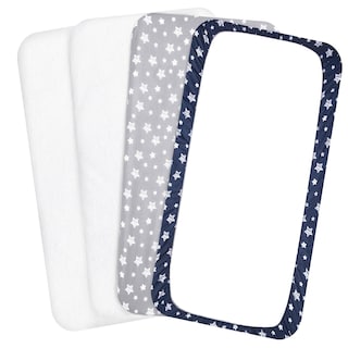 Foto 7 | Set De Sábanas Para Cuna Y Protector De Colchón Impermeable Para Cuna - Venta Internacional.