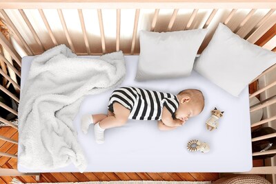 Foto 2 | Mattress Encasement Utopia, Ropa De Cama Para Cuna, Impermeable, Paquete De 2 - Venta Internacional.