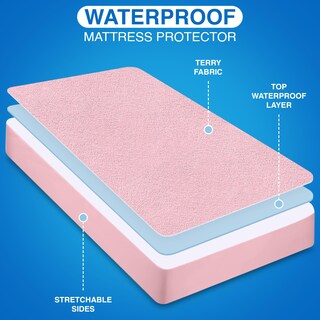 Foto 4 | Protector De Colchón Impermeable Utopia Bedding Terry Crib - Venta Internacional.