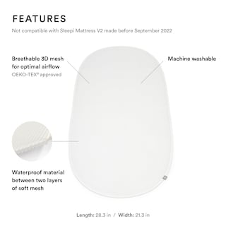 Foto 2 | Lámina Protectora Stokke Sleepi White Para Colchón Sleepi Ovalado - Venta Internacional.
