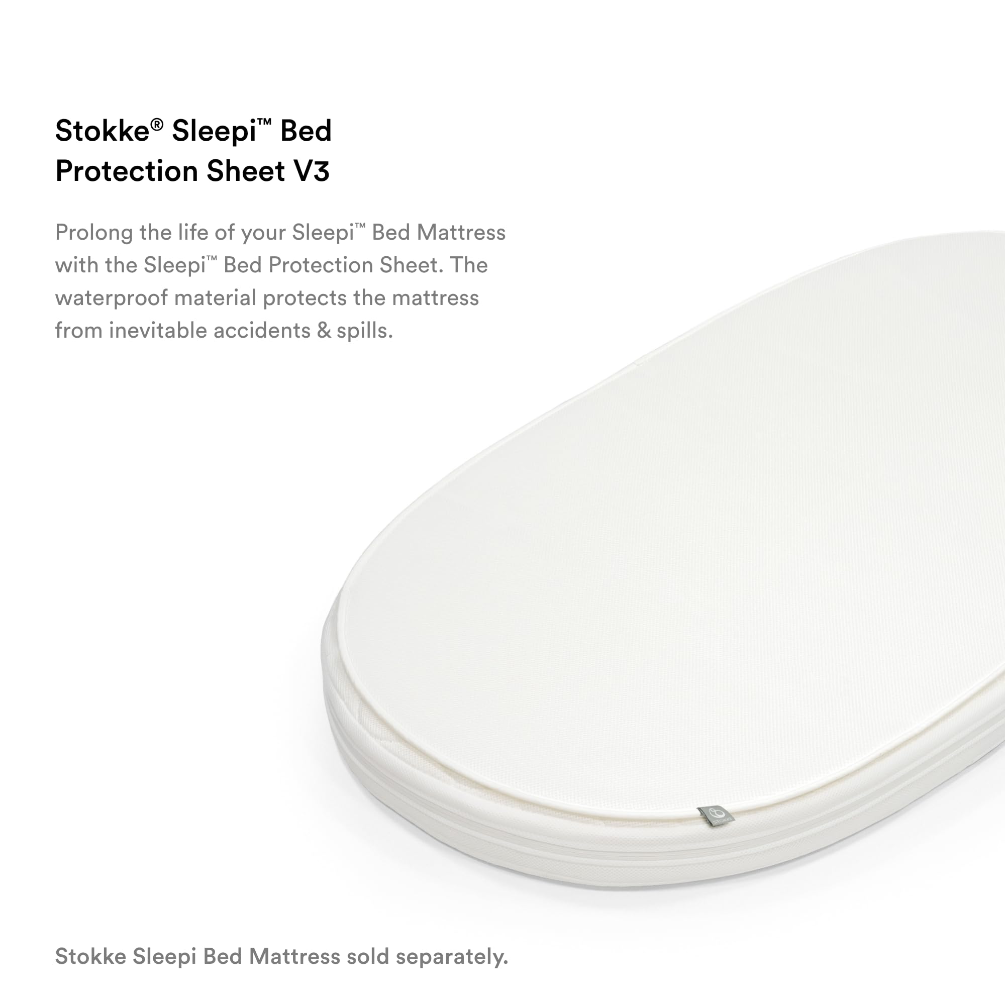 Foto 4 pulgar | Lámina Protectora Stokke Sleepi White Para Colchón Sleepi Ovalado - Venta Internacional.