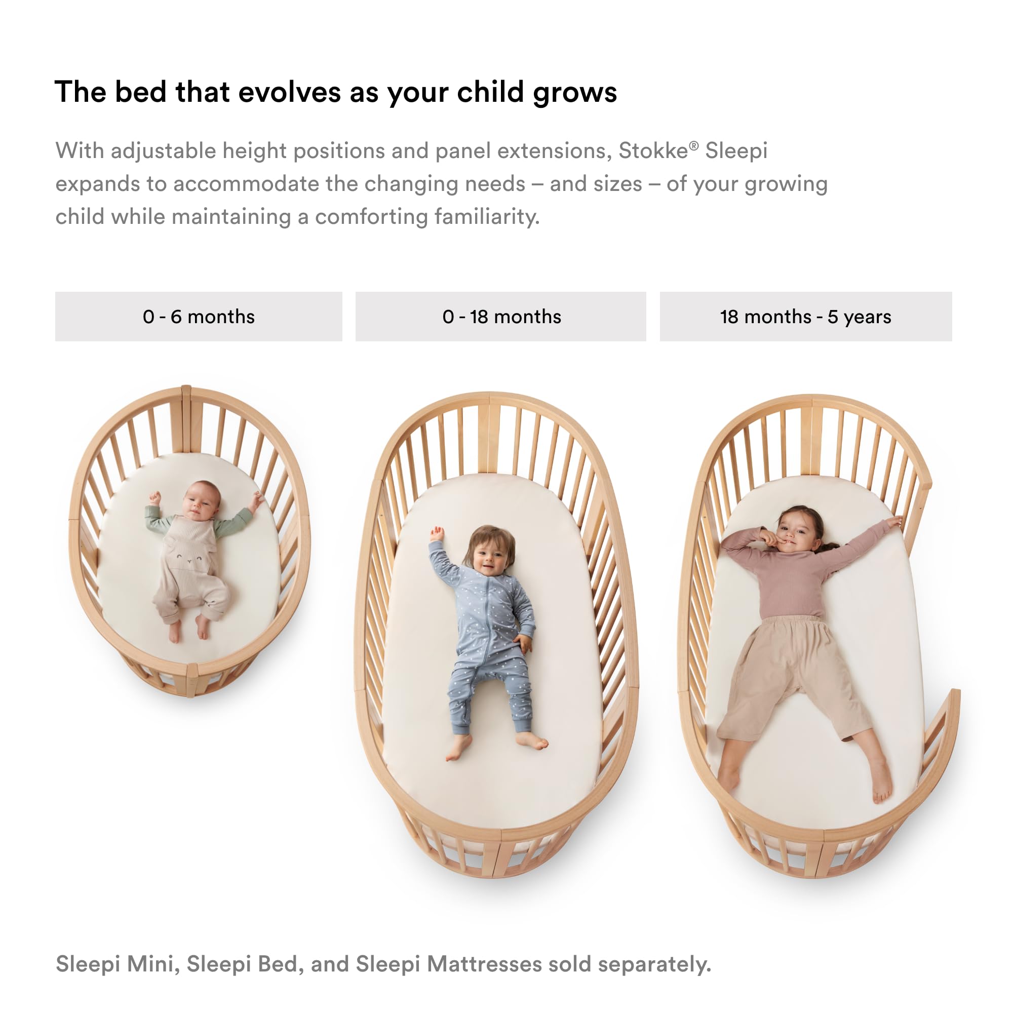 Foto 4 | Lámina Protectora Stokke Sleepi White Para Colchón Sleepi Ovalado - Venta Internacional.