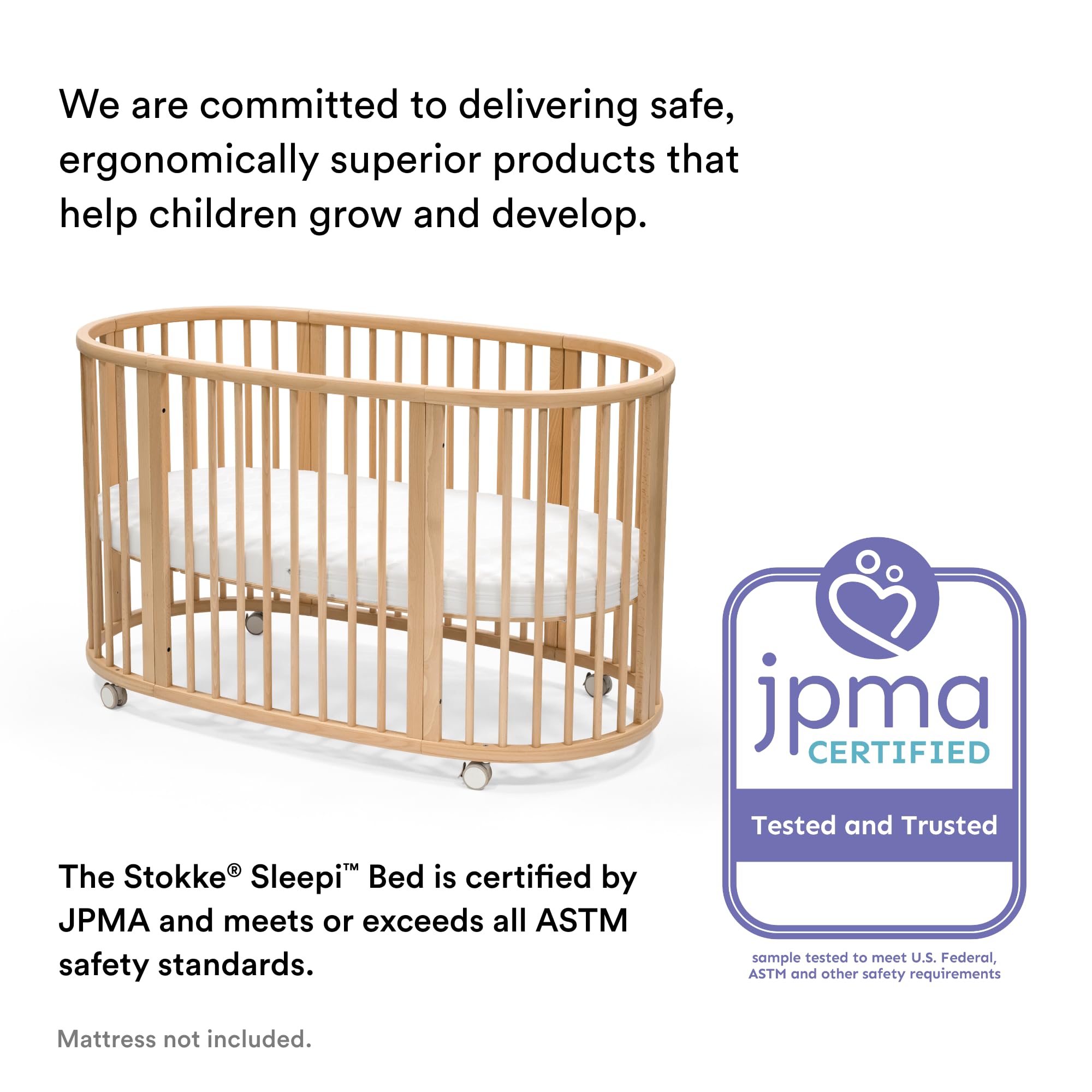 Foto 7 pulgar | Lámina Protectora Stokke Sleepi White Para Colchón Sleepi Ovalado - Venta Internacional.