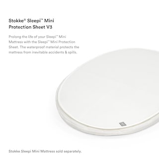 Foto 3 | Lámina De Protección Stokke Sleepi Mini V3 Blanca Impermeable - Venta Internacional.
