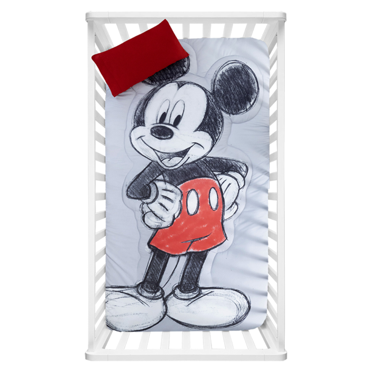 Edredón Chiqui Mundo Classic Mickey Multicolor Doble Vista 3 Piezas