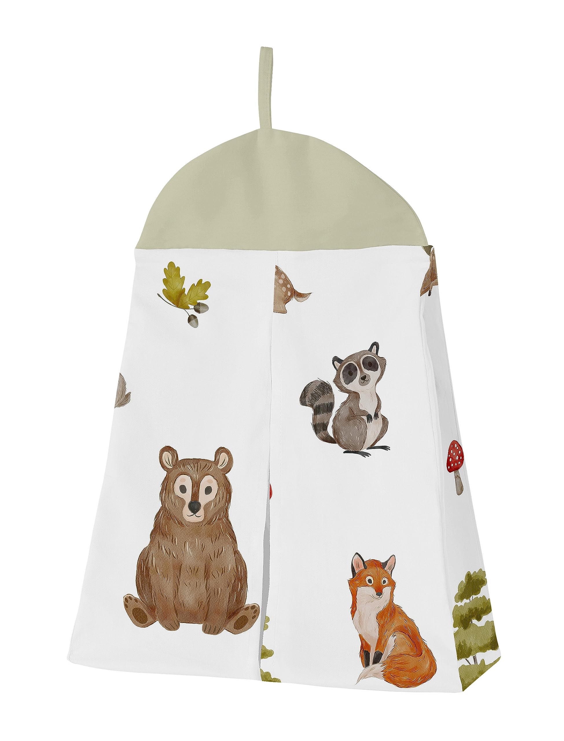 Foto 6 pulgar | Juego De Ropa De Cama Para Cuna Sweet Jojo Designs Woodland Forest Animals - Venta Internacional.