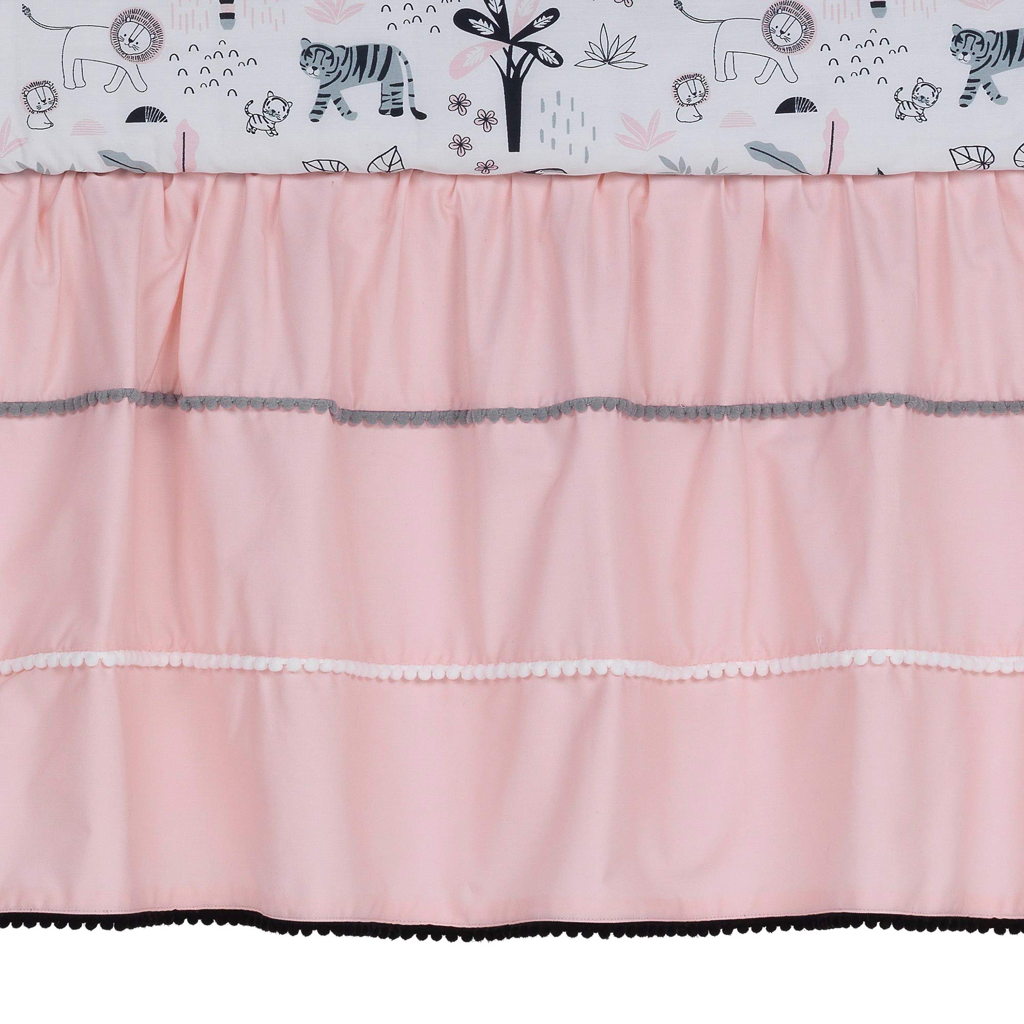 Foto 6 | Sets para Cuna Lambs & Ivy Happy Jungle Pink White Safari - Venta Internacional