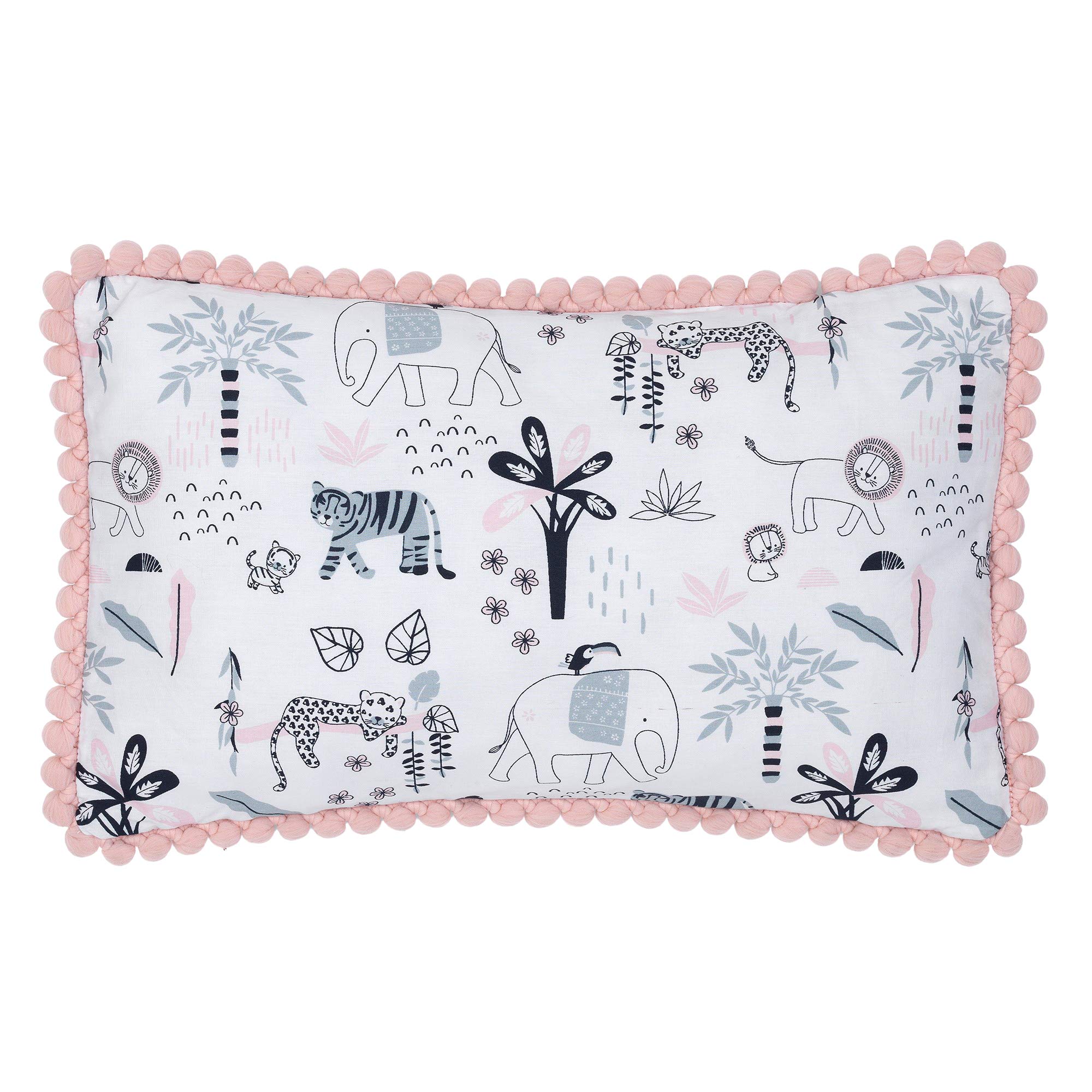 Foto 8 pulgar | Sets para Cuna Lambs & Ivy Happy Jungle Pink White Safari - Venta Internacional