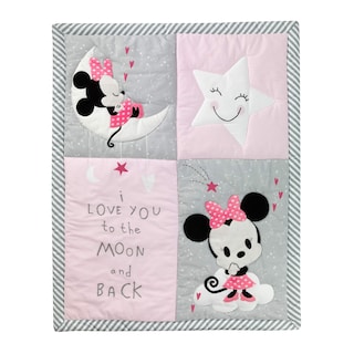 Foto 3 | Juego De Ropa De Cama Para Cuna Lambs & Ivy Disney Baby Minnie Mouse, Rosa - Venta Internacional.