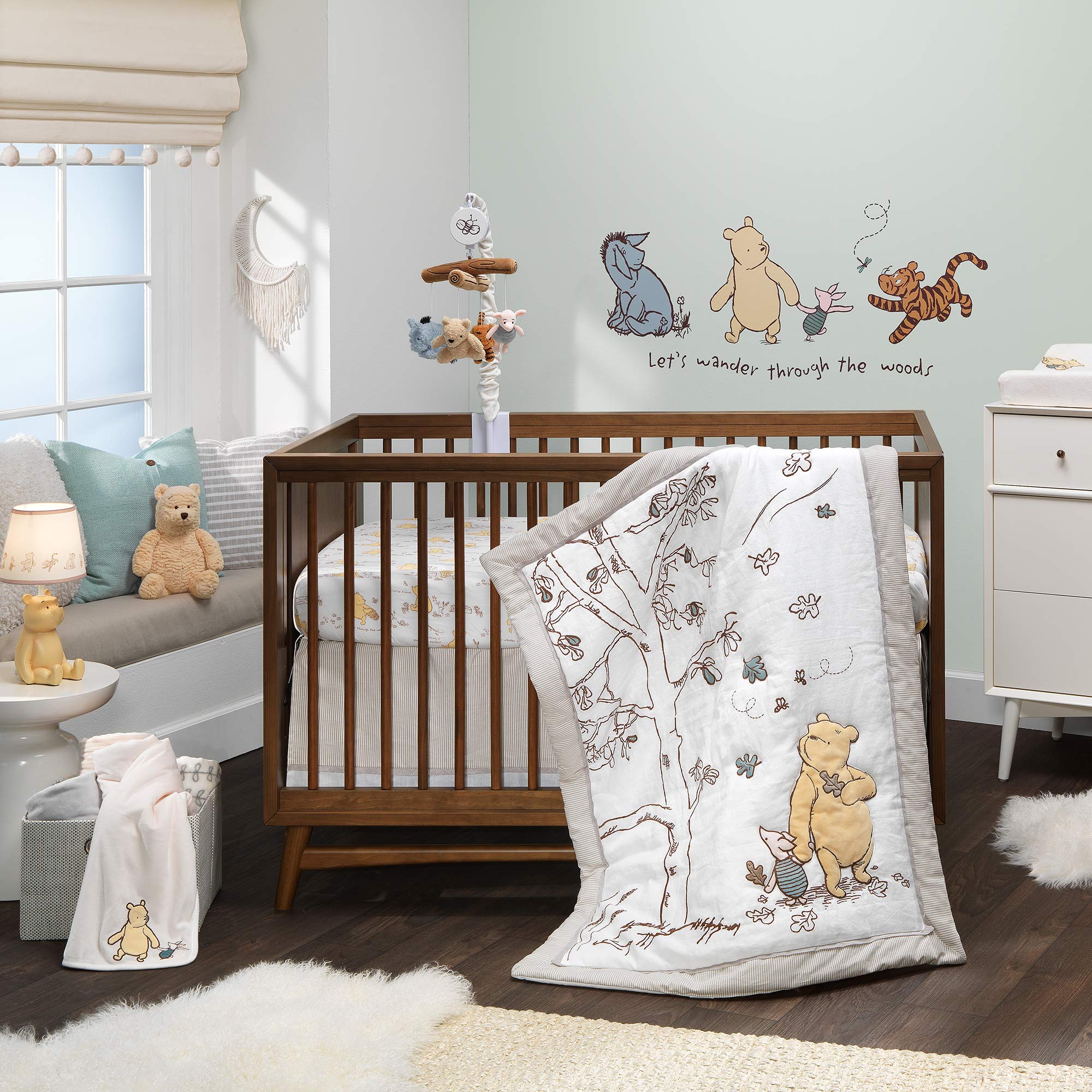 Foto 2 | Set para Cuna Lambs & Ivy Disney Baby Storytime Pooh 3 Piezas - Venta Internacional