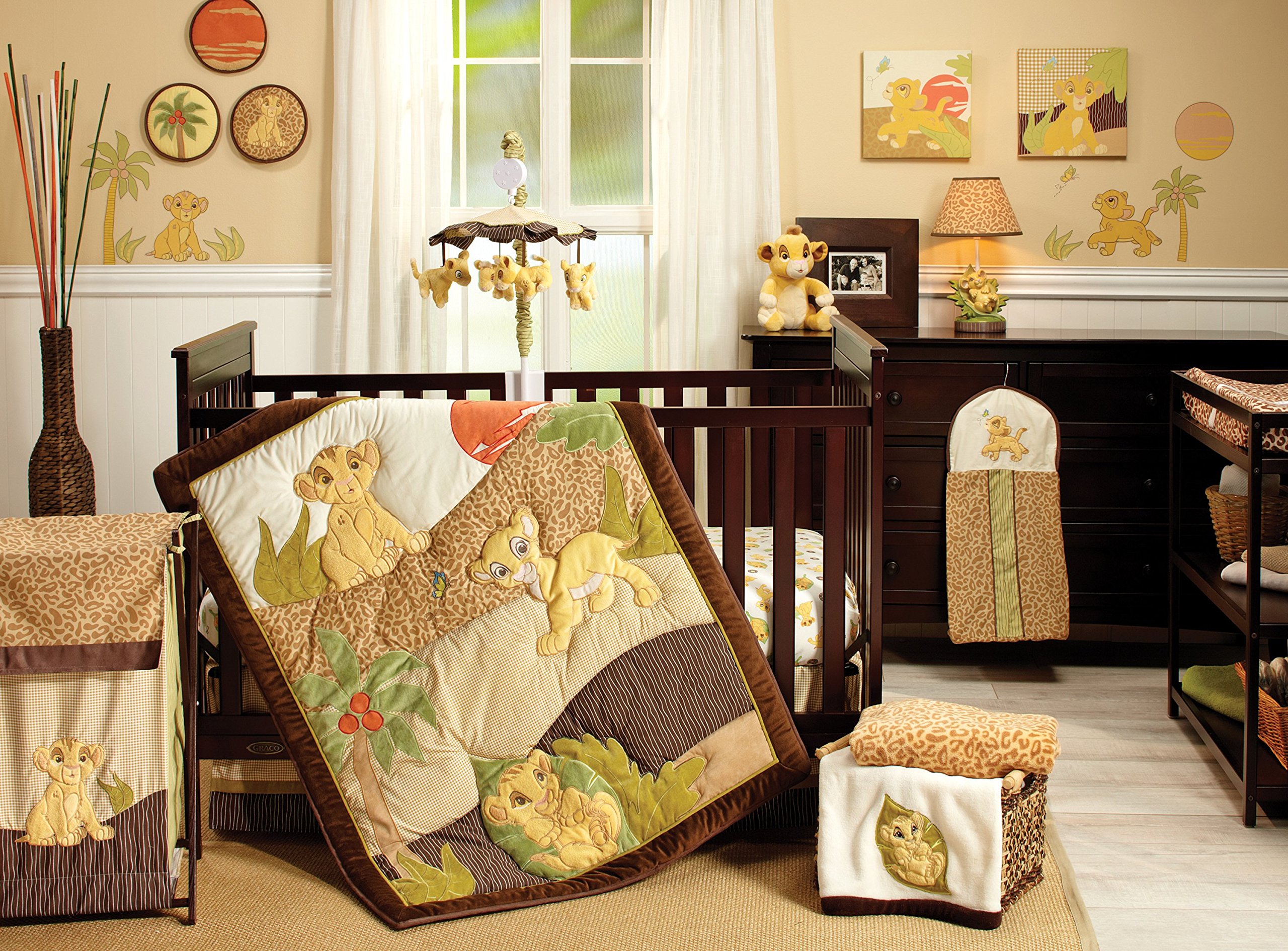 Foto 1 | Juego De Ropa De Cama Para Cuna Disney Lion King Simba's Wild Adventure - Venta Internacional.