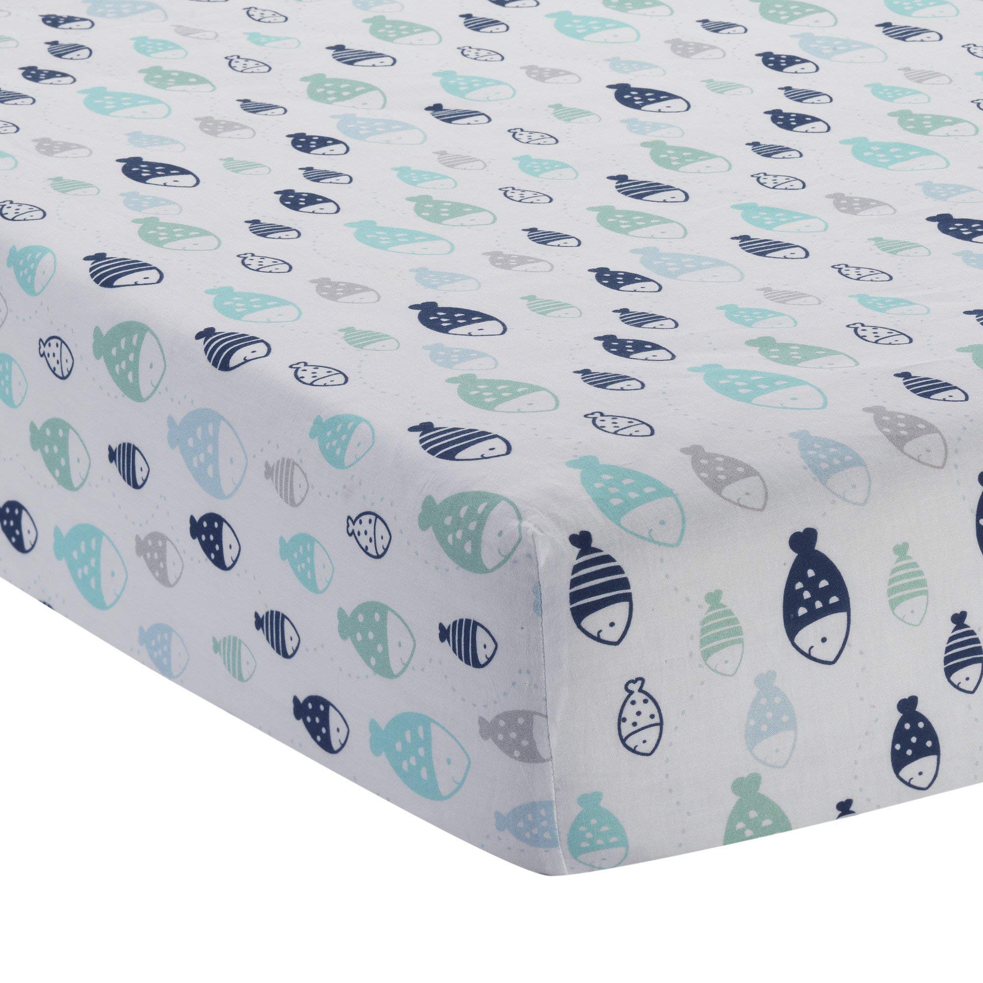 Foto 4 | Juego De Ropa De Cama Para Cuna Lambs & Ivy Oceania, 6 Piezas, Blue Ocean - Venta Internacional.