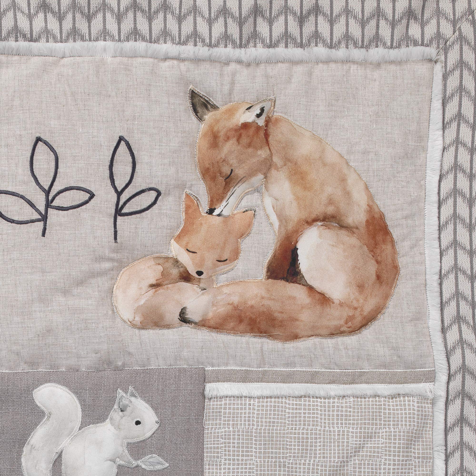 Foto 4 pulgar | Juego De Ropa De Cama Para Cuna Lambs & Ivy Painted Forest, 4 Piezas, Gris - Venta Internacional.