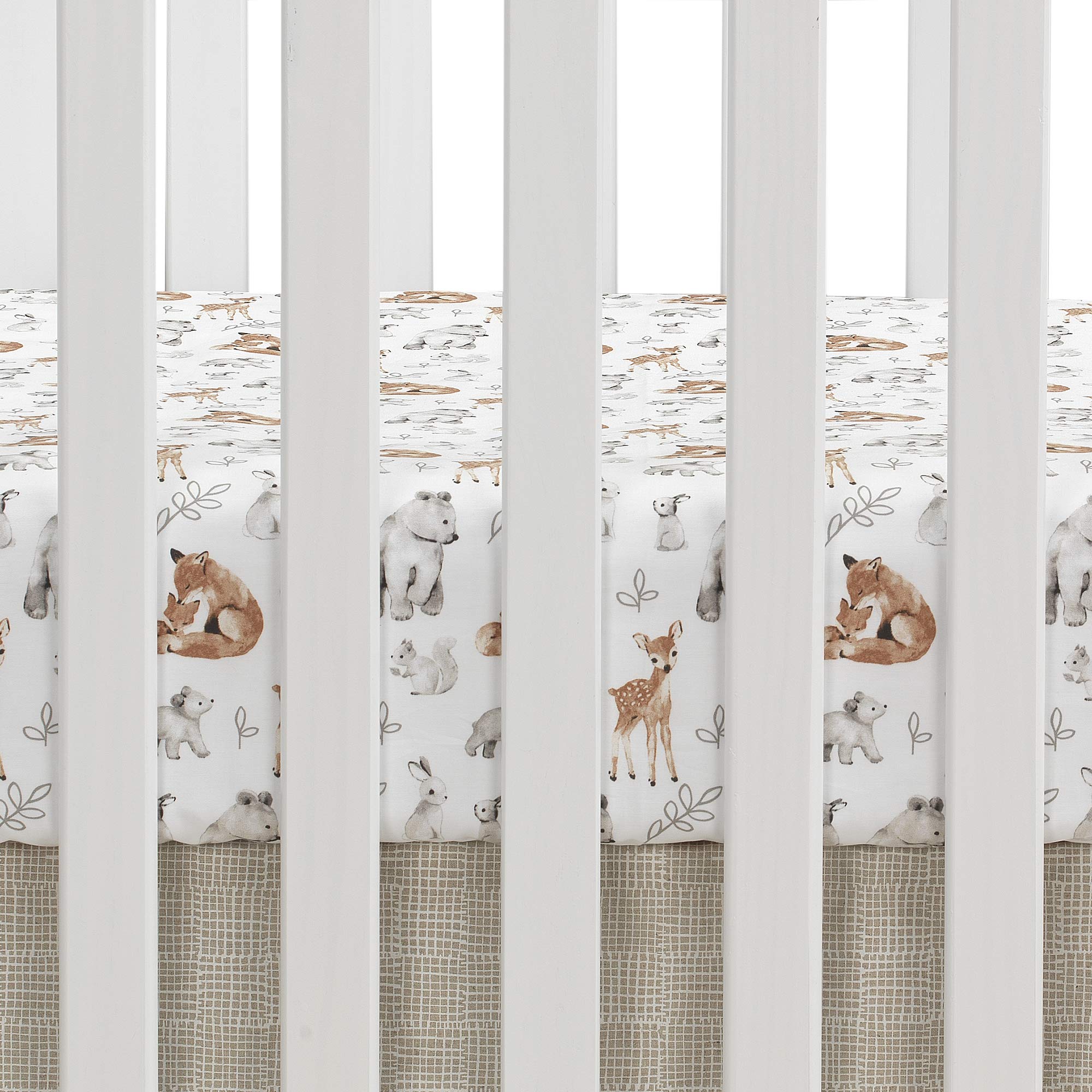 Foto 6 pulgar | Juego De Ropa De Cama Para Cuna Lambs & Ivy Painted Forest, 4 Piezas, Gris - Venta Internacional.