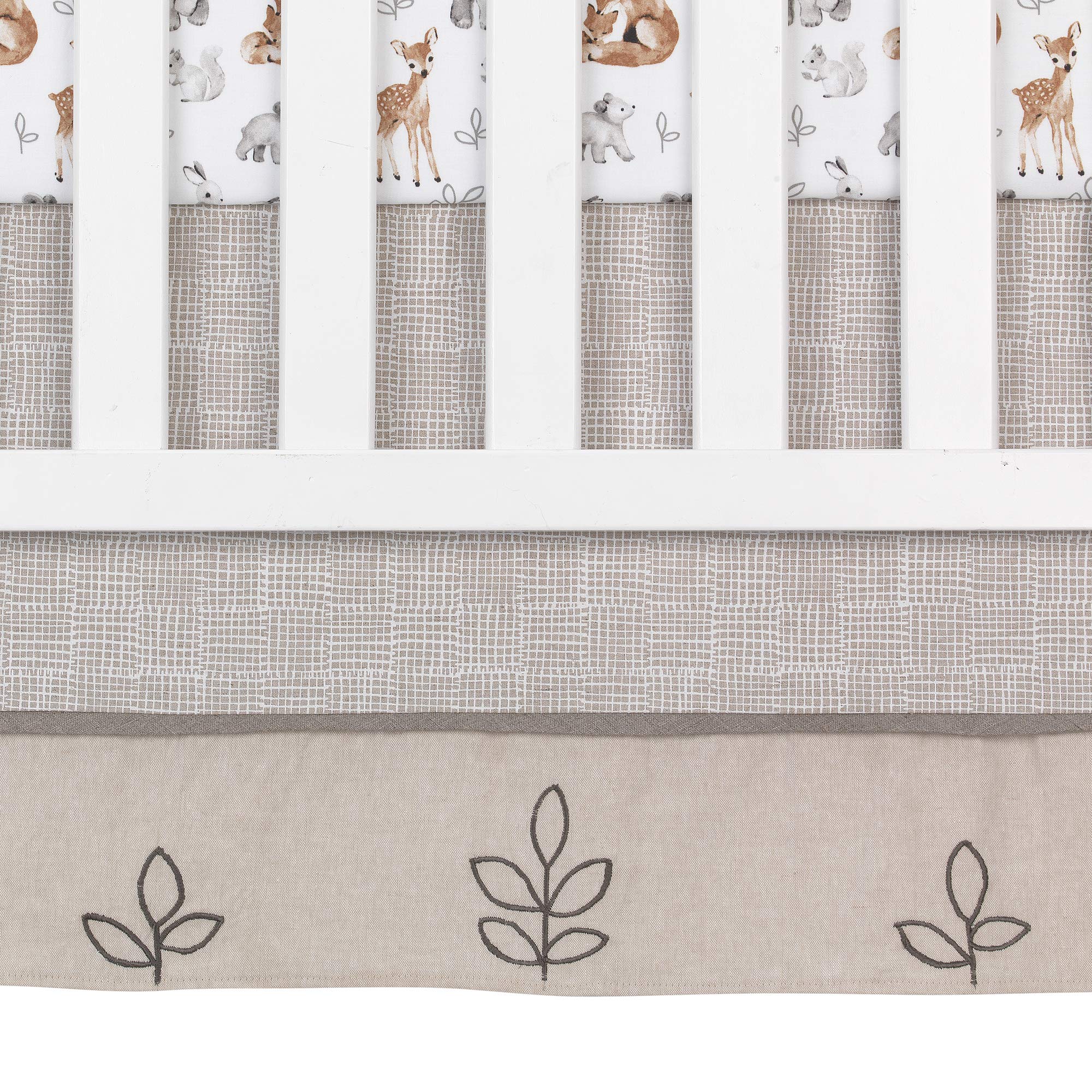 Foto 7 pulgar | Juego De Ropa De Cama Para Cuna Lambs & Ivy Painted Forest, 4 Piezas, Gris - Venta Internacional.