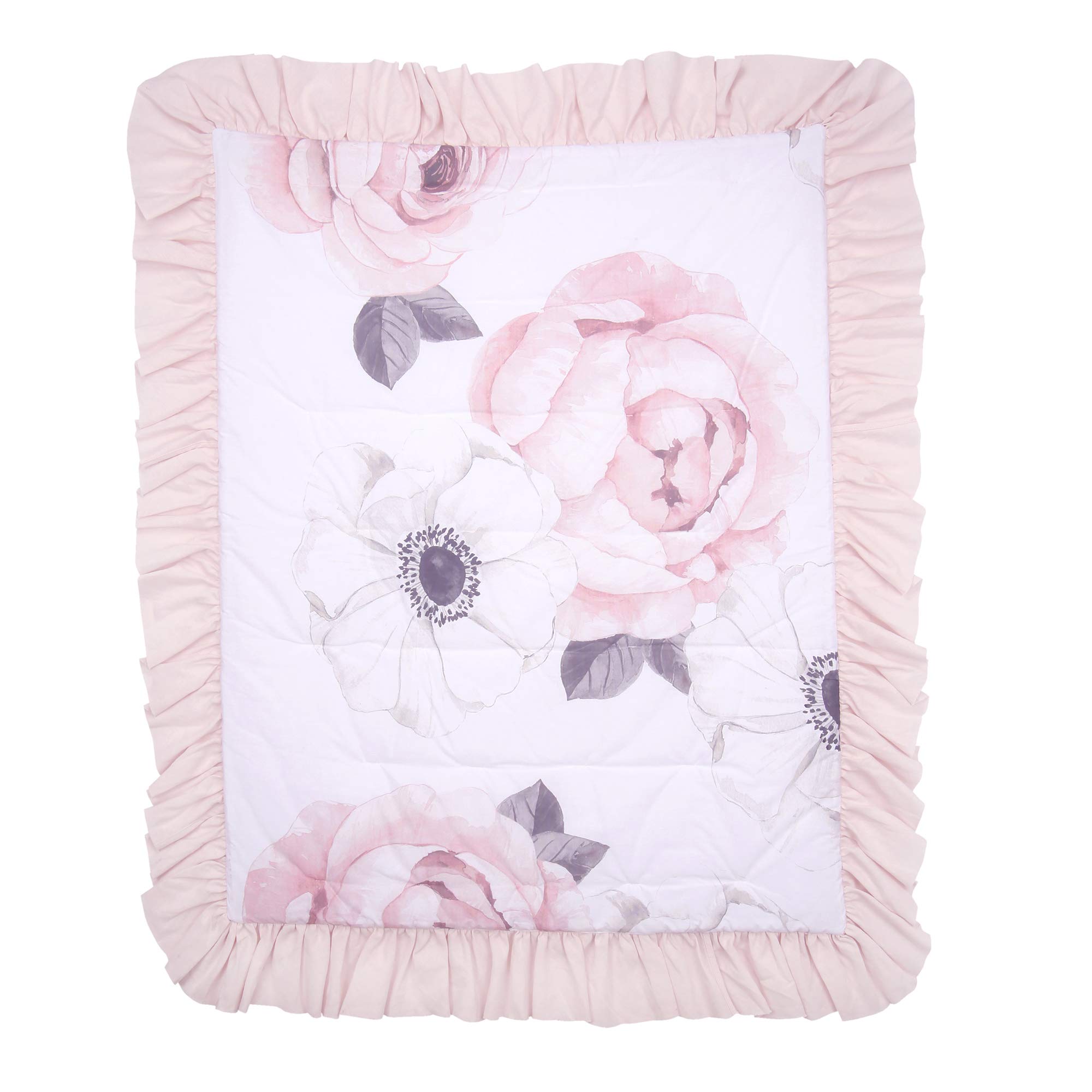 Foto 4 pulgar | Sets para Cuna Lambs & Ivy Floral Garden Acuarela Rosa - Venta Internacional