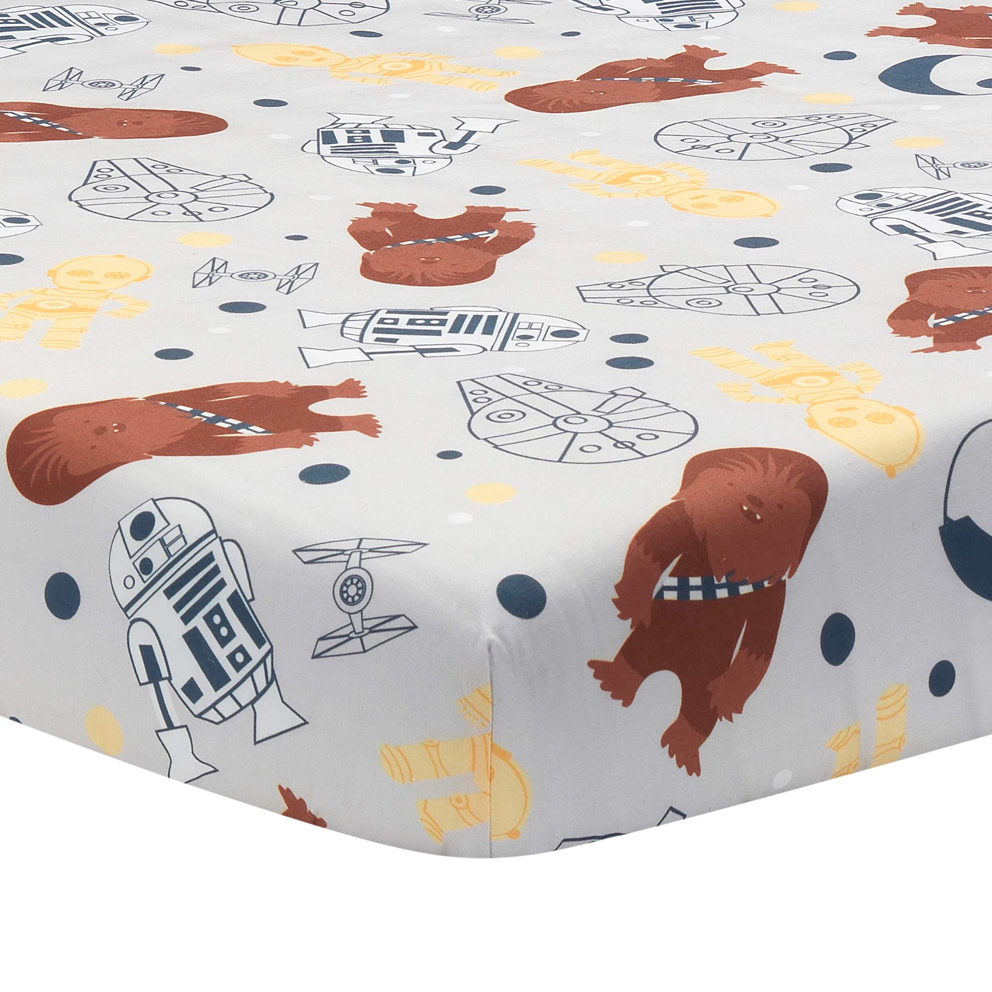 Foto 4 pulgar | Juego De Ropa De Cama Para Cuna Lambs & Ivy Star Wars Millennium Falcon - Venta Internacional.