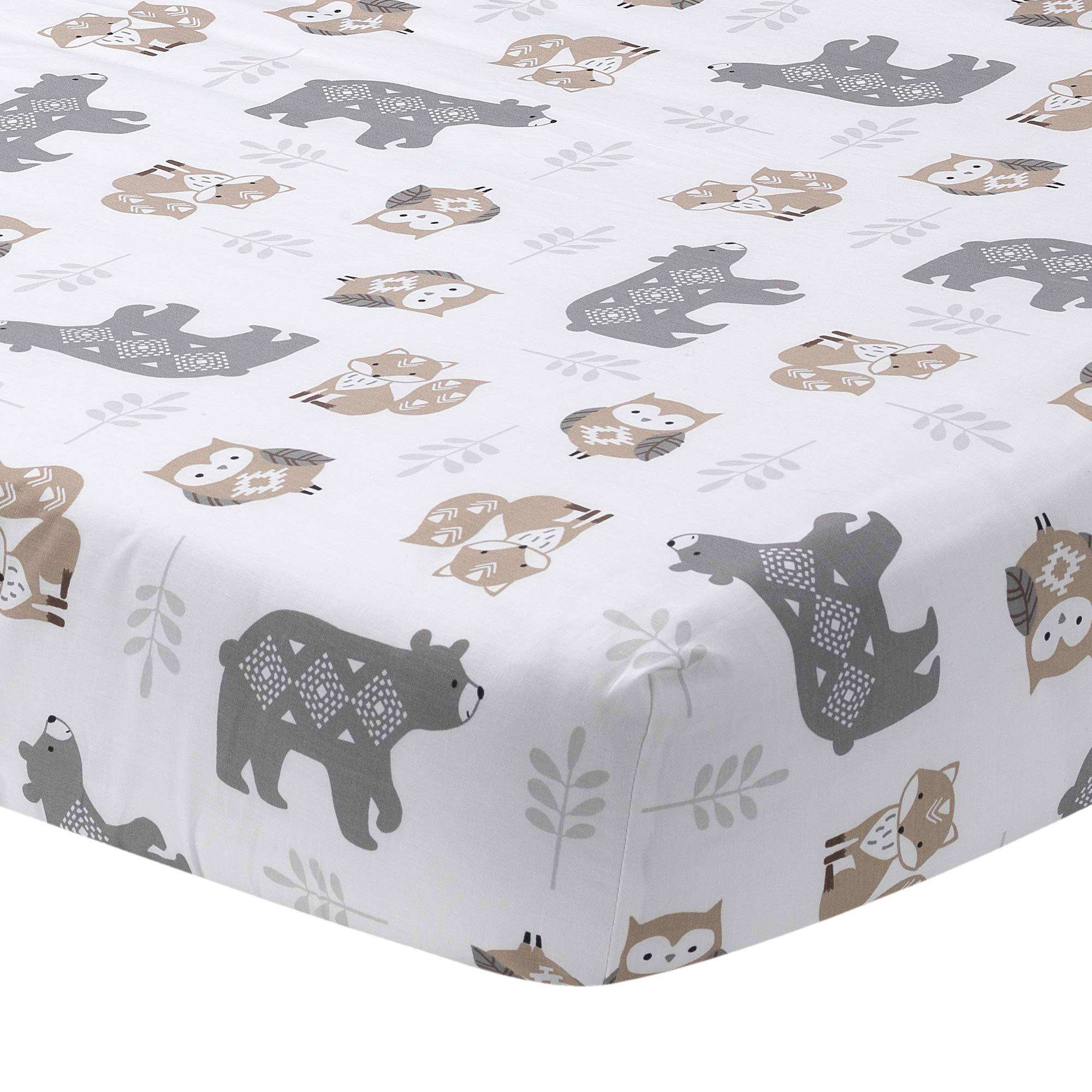 Foto 6 | Juego De Ropa De Cama Para Cuna Lambs & Ivy Woodland Forest Animal, 5 Piezas - Venta Internacional.