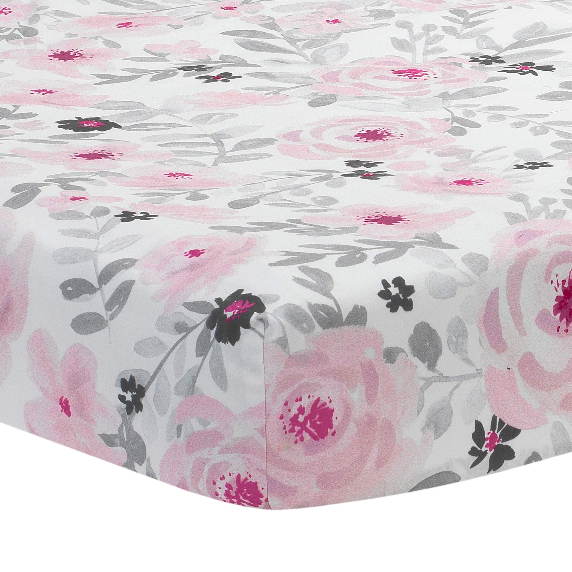 Foto 6 | Juego De Ropa De Cama Para Minicuna Bedtime Originals Blossom Pink, Acuarela Floral, 3 Piezas - Venta Internacional.