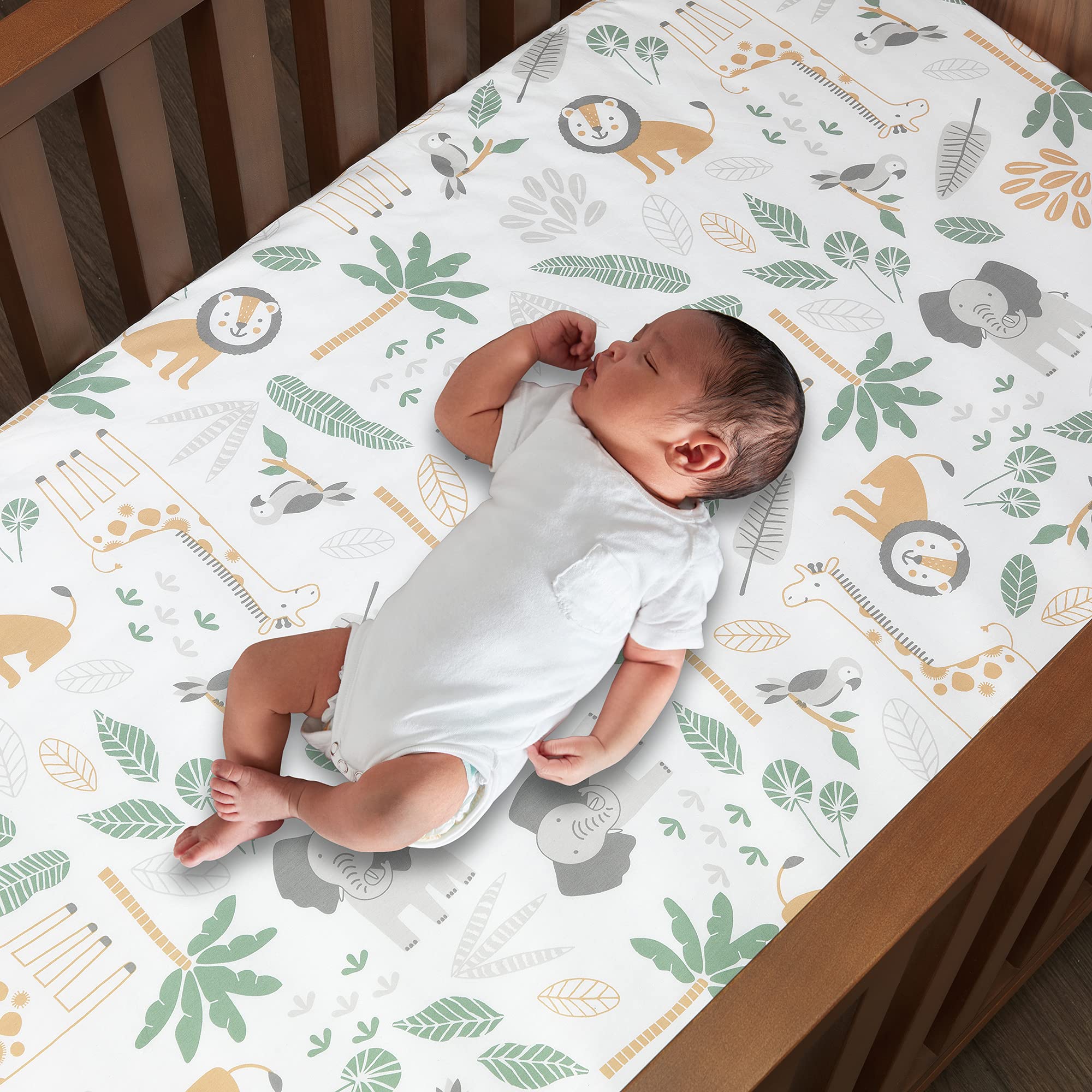 Foto 6 pulgar | Set para Cuna Lambs & Ivy Jungle Friends 5 Piezas - Venta Internacional