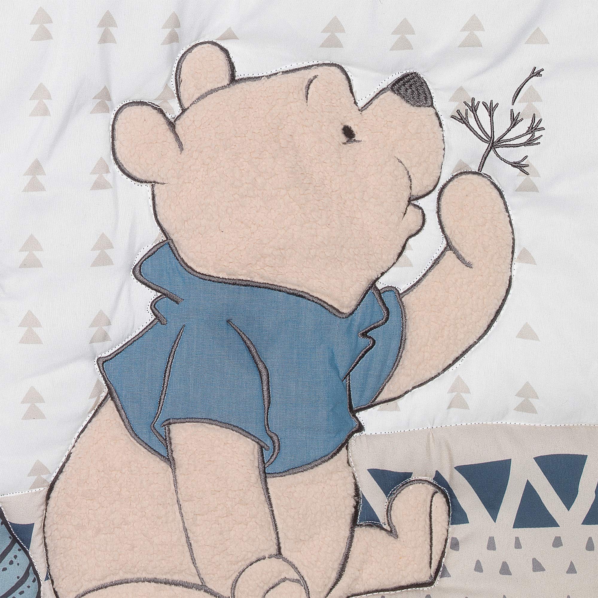 Foto 5 pulgar | Juego De Ropa De Cama Para Cuna Lambs & Ivy Forever Pooh, 3 Piezas, Azul - Venta Internacional.