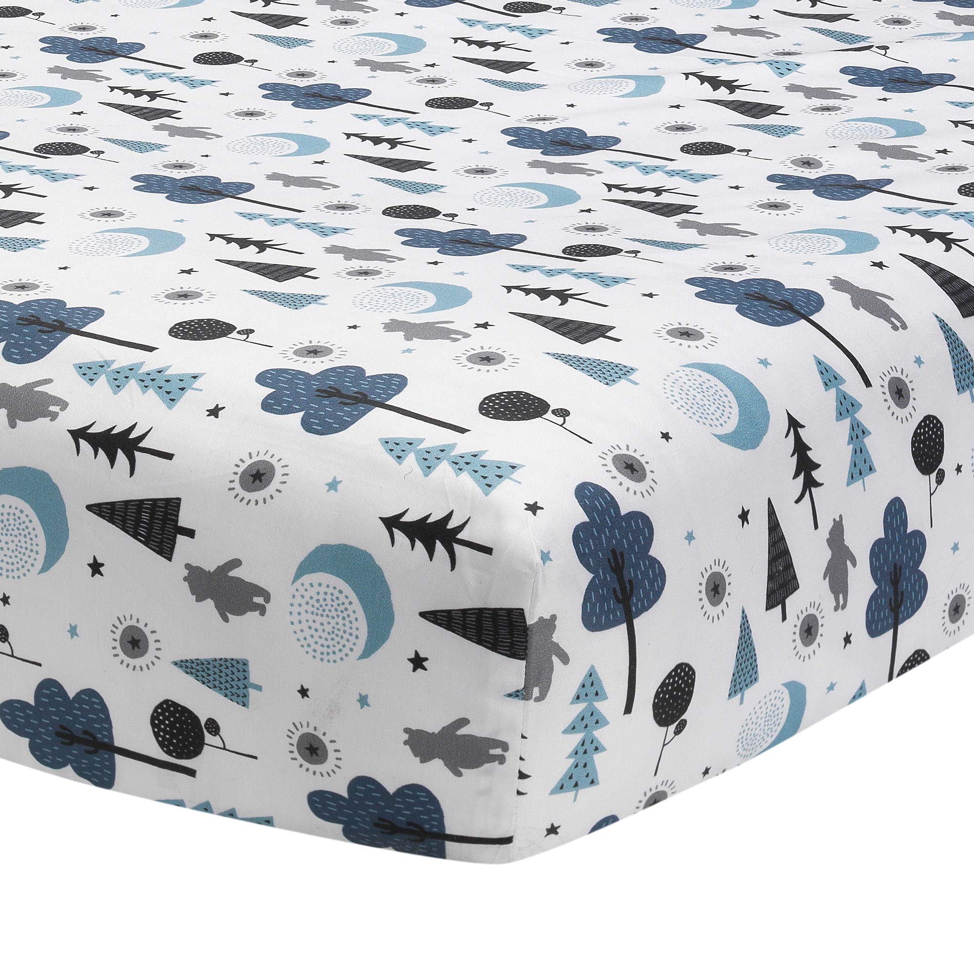 Foto 5 | Juego De Ropa De Cama Para Cuna Lambs & Ivy Forever Pooh, 3 Piezas, Azul - Venta Internacional.
