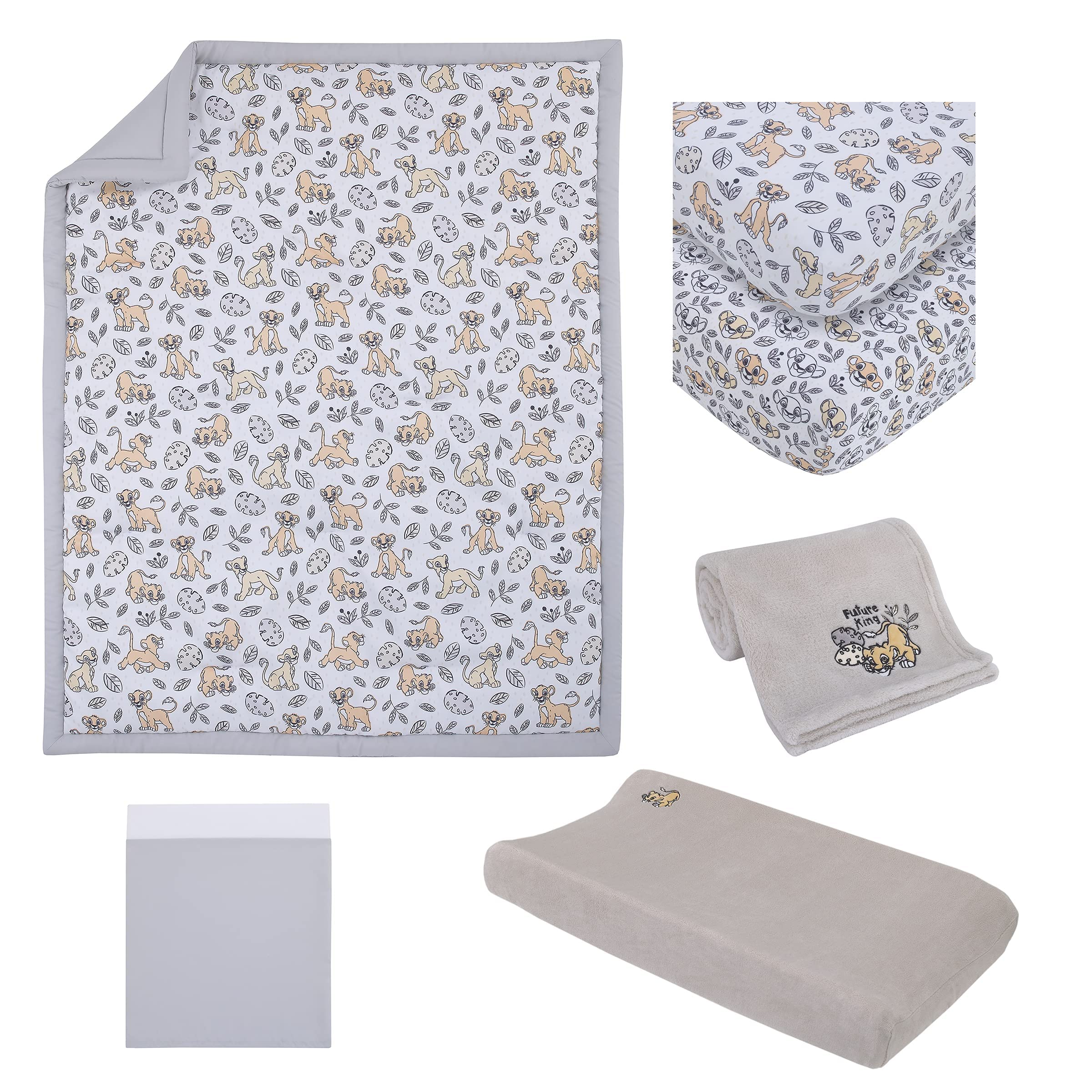 Juego De Ropa De Cama Para Cuna Infantil Disney Lion King Daddy's Little Cub - Venta Internacional.