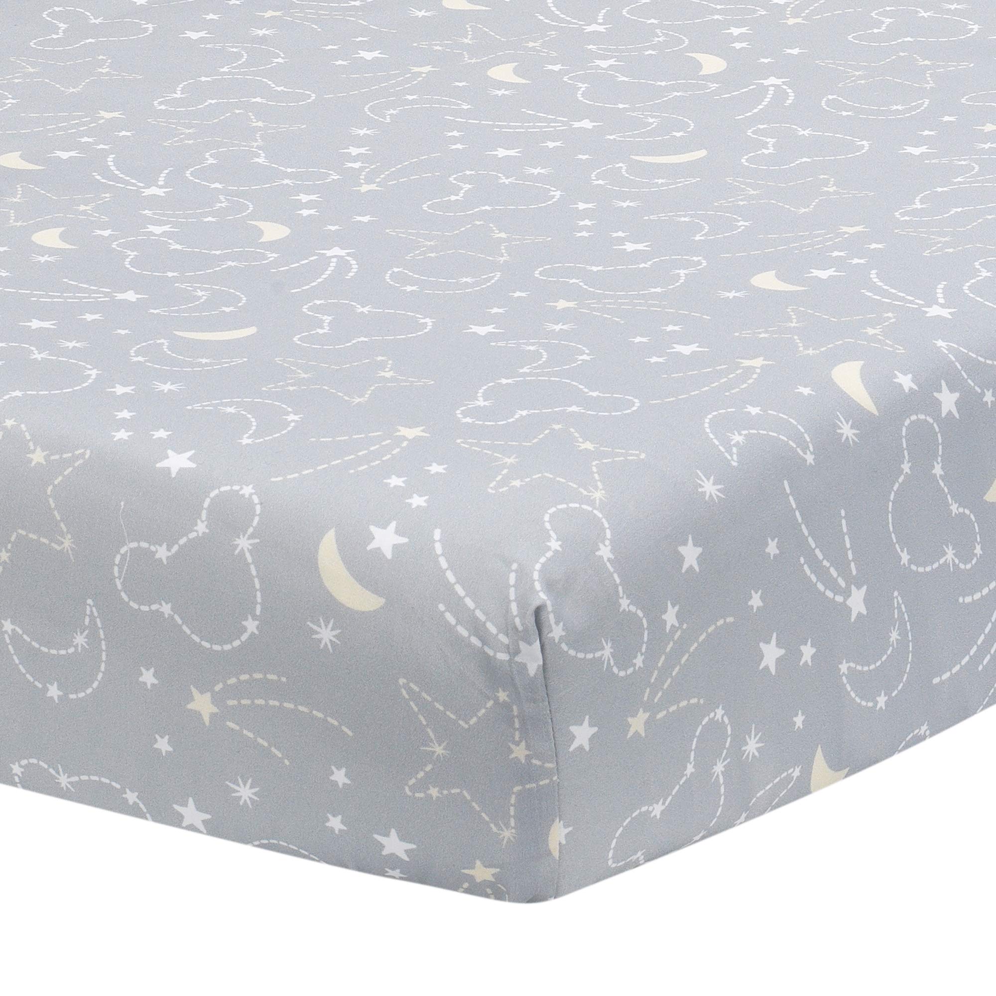 Foto 7 pulgar | Juego De Ropa De Cama Para Cuna Lambs & Ivy Mickey Mouse, 4 Piezas, Gris - Venta Internacional.