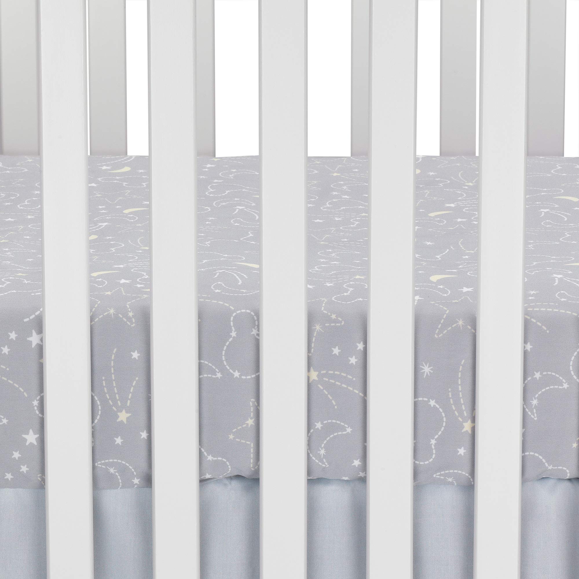 Foto 8 pulgar | Juego De Ropa De Cama Para Cuna Lambs & Ivy Mickey Mouse, 4 Piezas, Gris - Venta Internacional.
