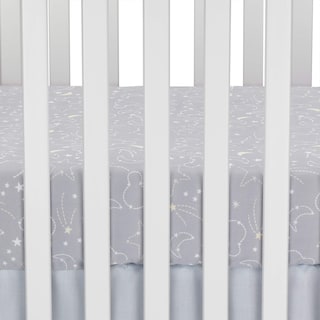 Foto 7 | Juego De Ropa De Cama Para Cuna Lambs & Ivy Mickey Mouse, 4 Piezas, Gris - Venta Internacional.