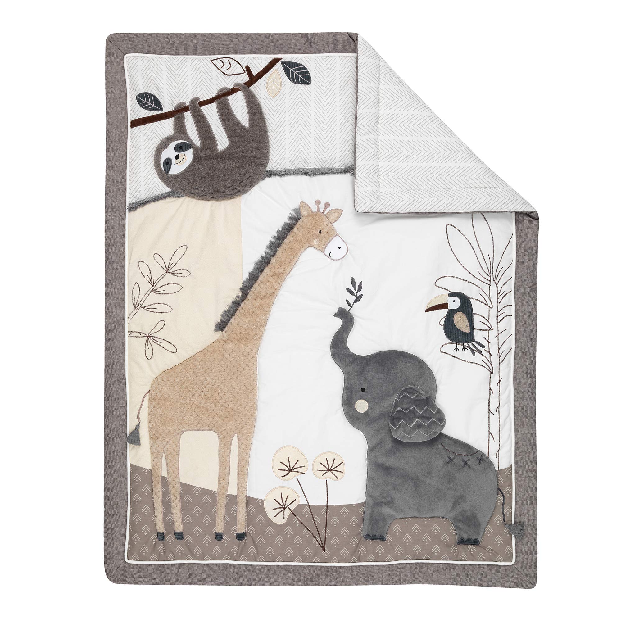 Foto 5 pulgar | Sets para Cuna Lambs & Ivy Baby Jungle Animals 4 Piezas - Venta Internacional