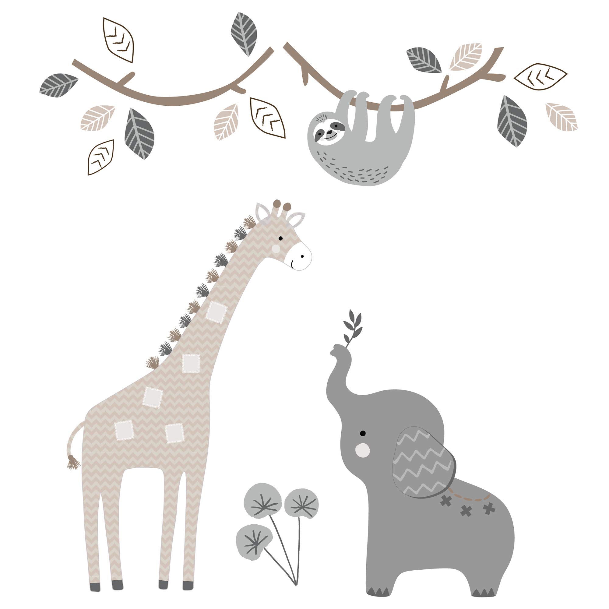 Foto 8 pulgar | Sets para Cuna Lambs & Ivy Baby Jungle Animals 4 Piezas - Venta Internacional
