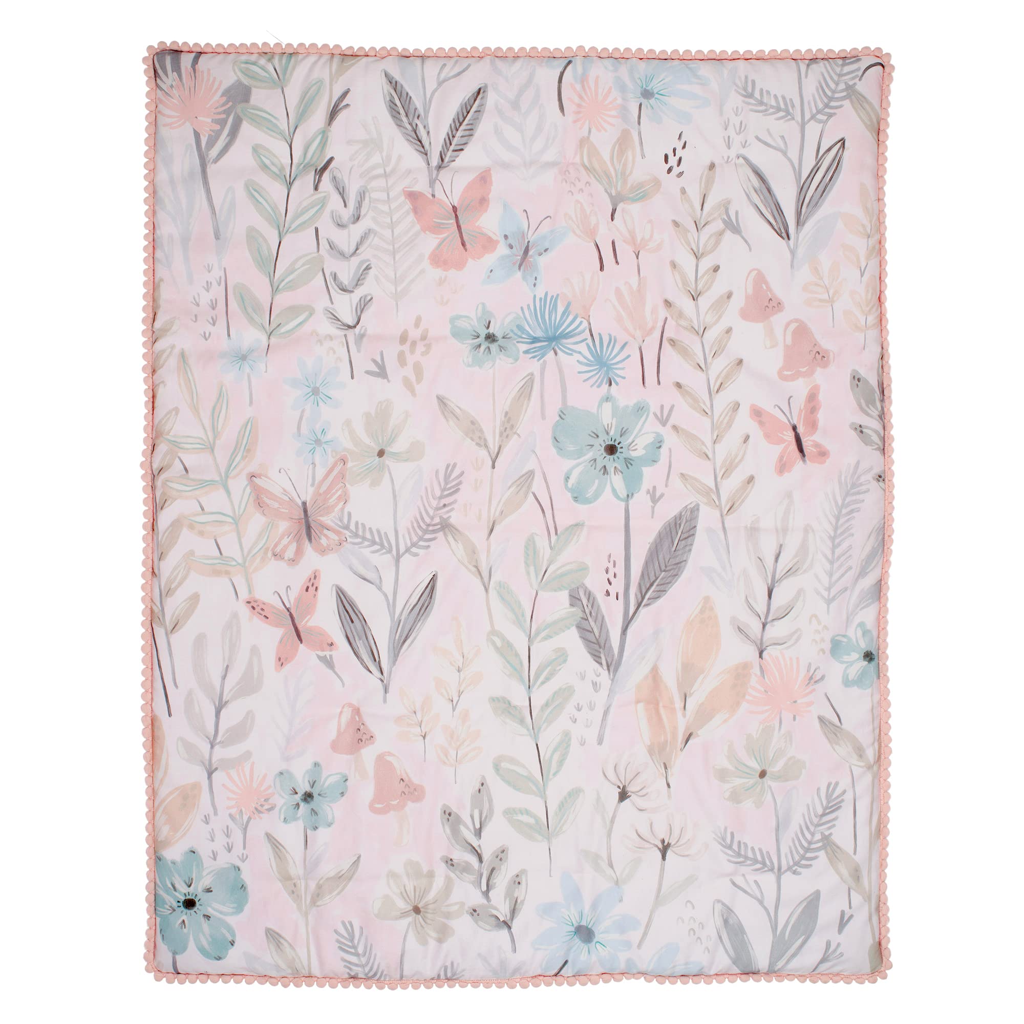 Foto 5 pulgar | Set para Cuna Lambs & Ivy Baby Blooms 3 Piezas Estampado Floral Rosa - Venta Internacional
