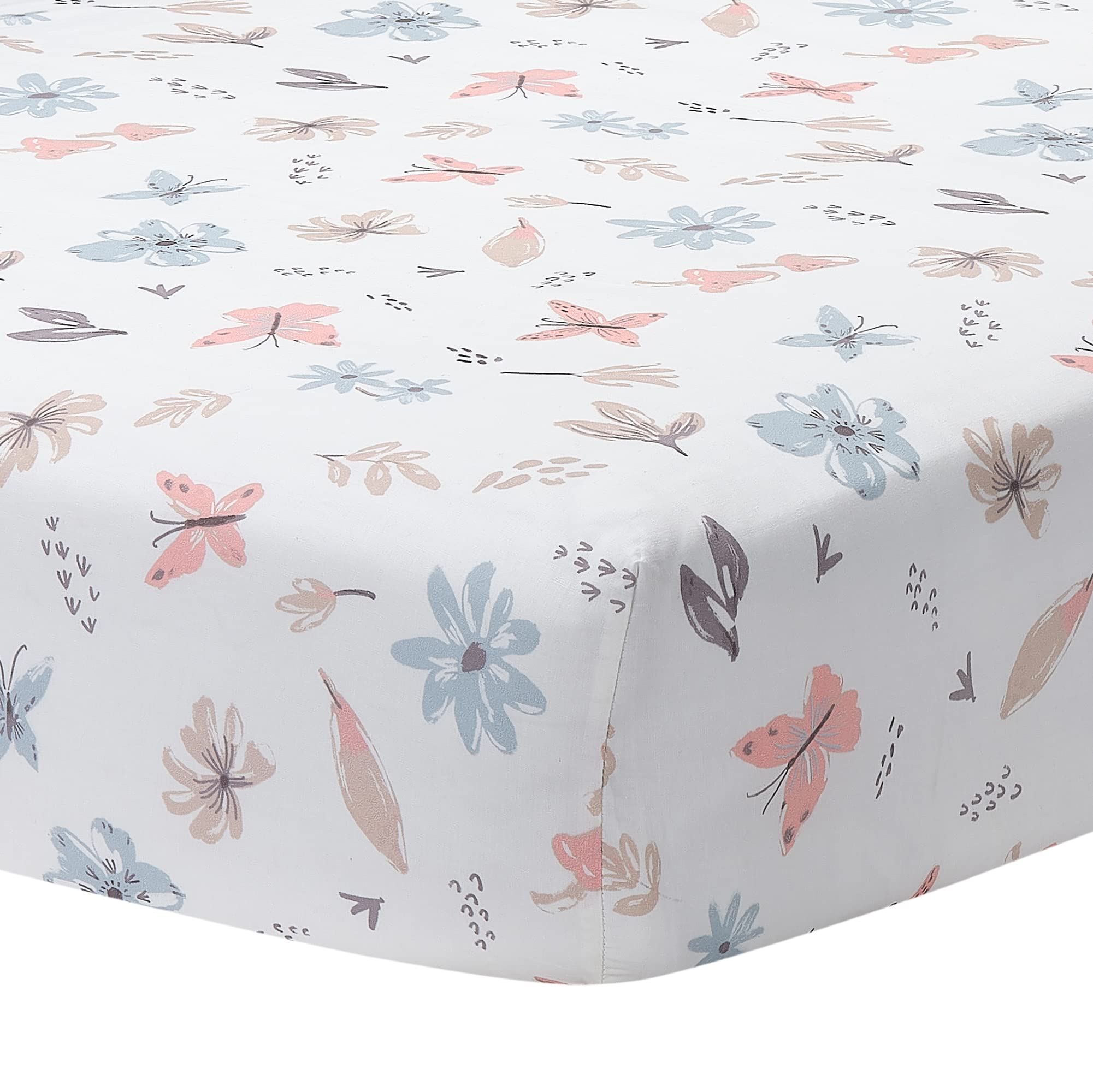 Foto 6 pulgar | Set para Cuna Lambs & Ivy Baby Blooms 3 Piezas Estampado Floral Rosa - Venta Internacional