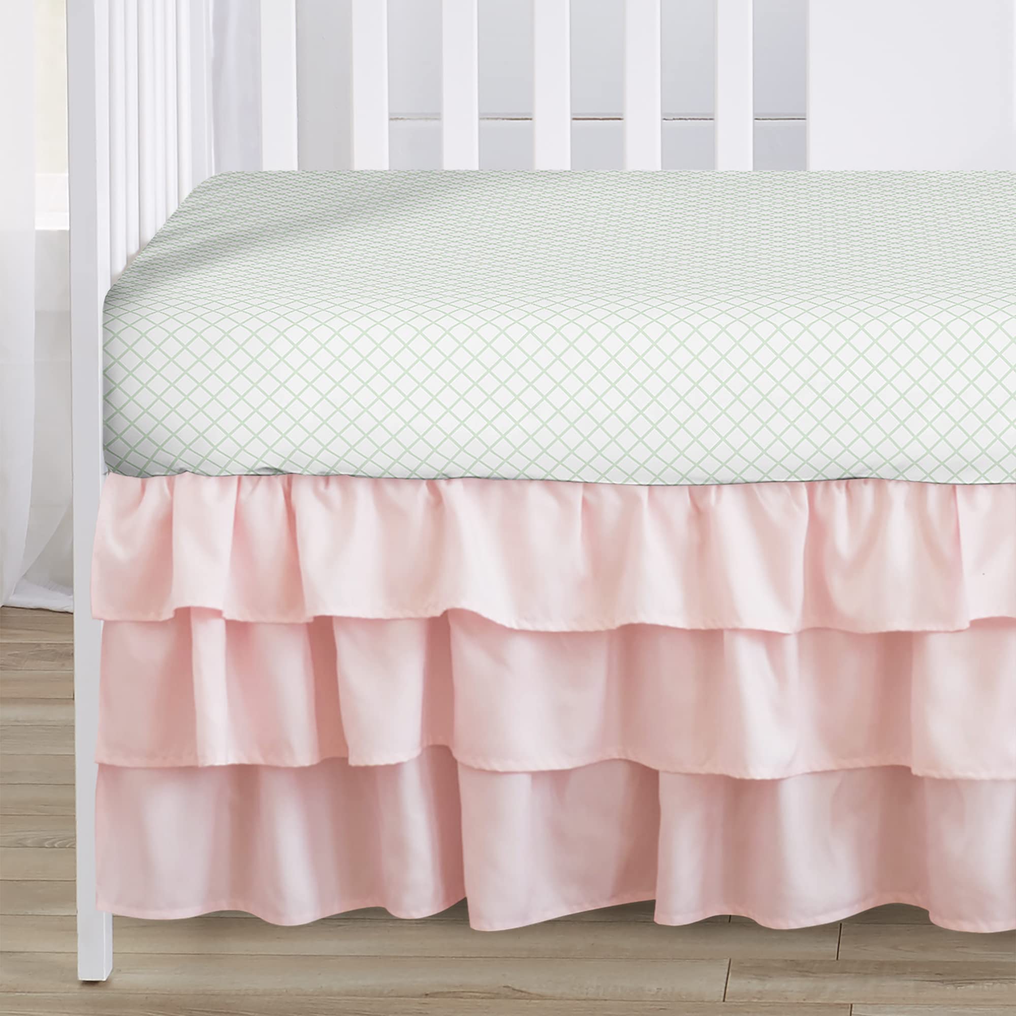 Foto 5 pulgar | Juego De Ropa De Cama Para Cuna Sweet Jojo Designs Blush Pink Woodland, 4 Piezas - Venta Internacional.